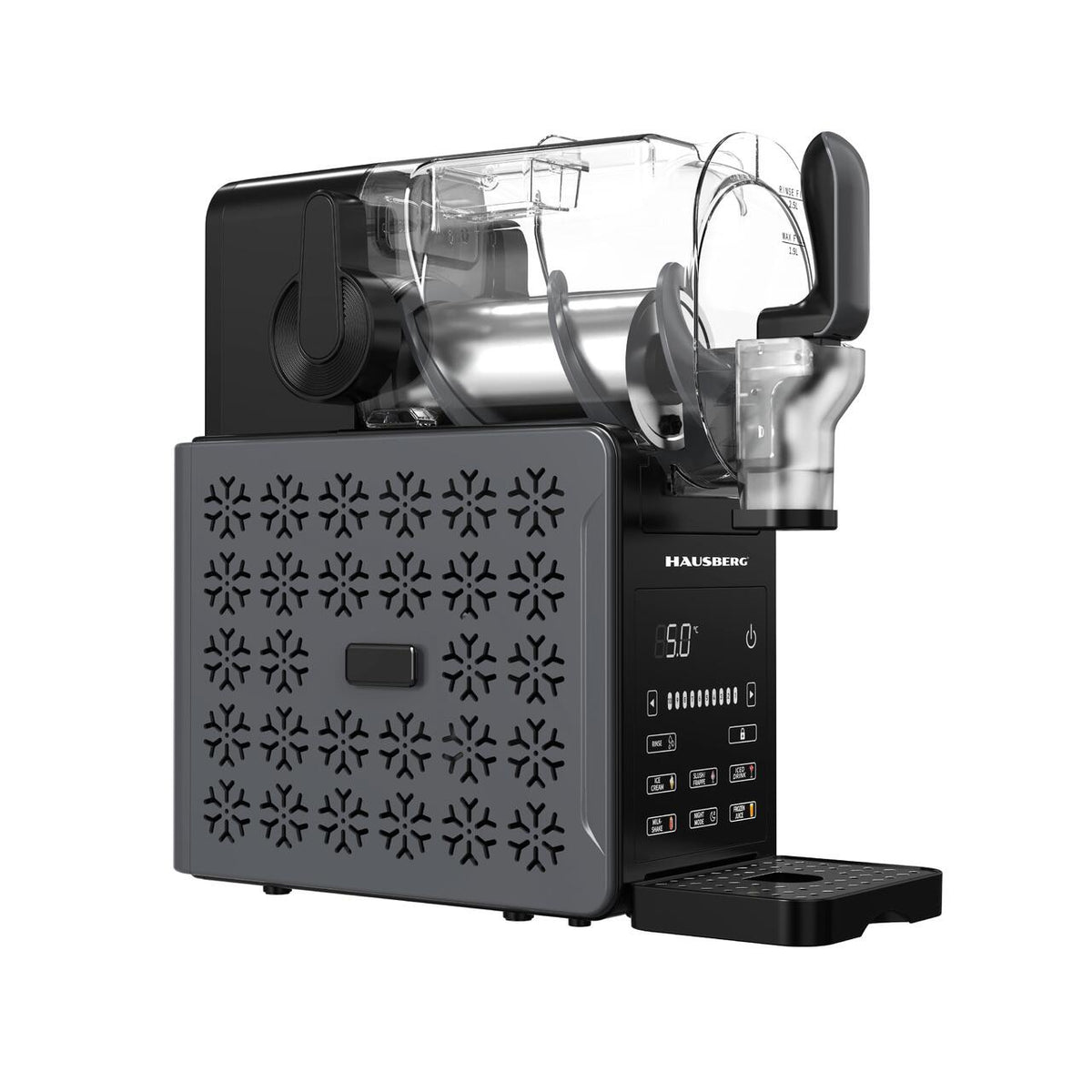 Hausberg HB-6045GR 2L Jégkása- és fagylaltkészítő gép, 200W, érintőképernyő