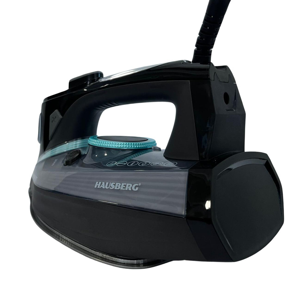HAUSBERG HB-7825NG LED kijelzős gőzölős vasaló, titán talp, 3000 W, 11 hőmérsékletfokozat, 350 ml