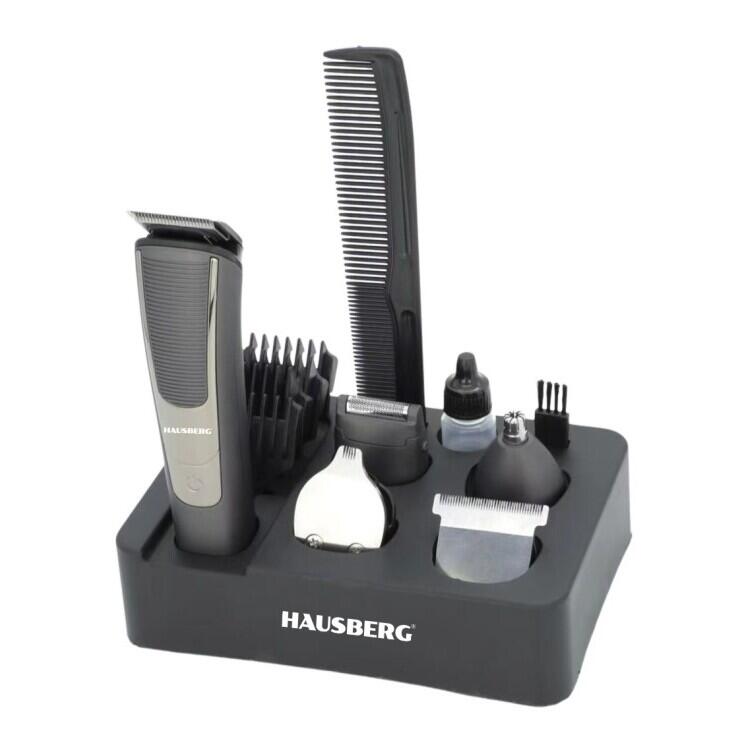 Hausberg HB-96GR Digitális, újratölthető 8 az 1-ben hajvágó készlet, 600mAh, USB Type-C