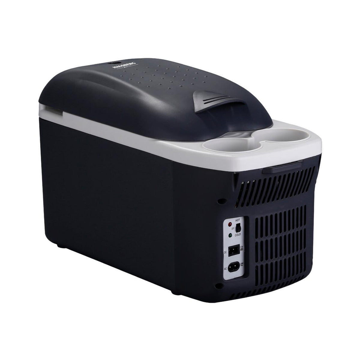HAUSBERG HB-G055 Hordozható, Termoelektromos Autós Hűtőtáska, 8 liter, Hűtő és Fűtő Funkció, Kettős Tápellátás 12V/220V