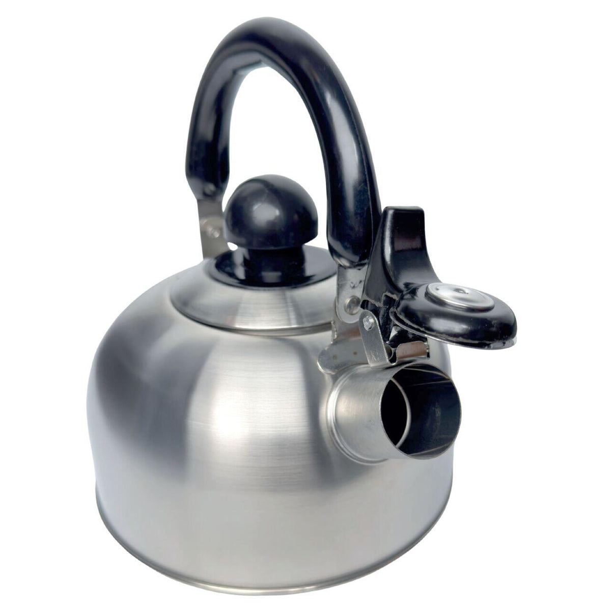 HAUSBERG HB-H464IN rozsdamentes acél teáskanna, síppal, gáz, kerámia, elektromos és indukciós főzőlapra, 1,6 liter űrtartalom