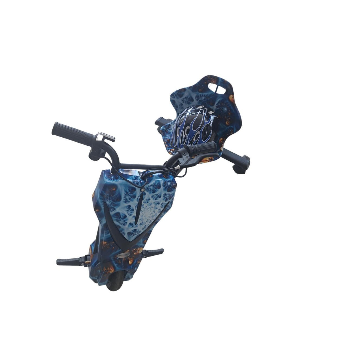 Hausberg HB-KD05BL drift elektromos tricikli, 8 hüvelykes, 250-300W motor, 3 sebesség, 10-15 km hatótáv, 15 km/h sebesség, kék