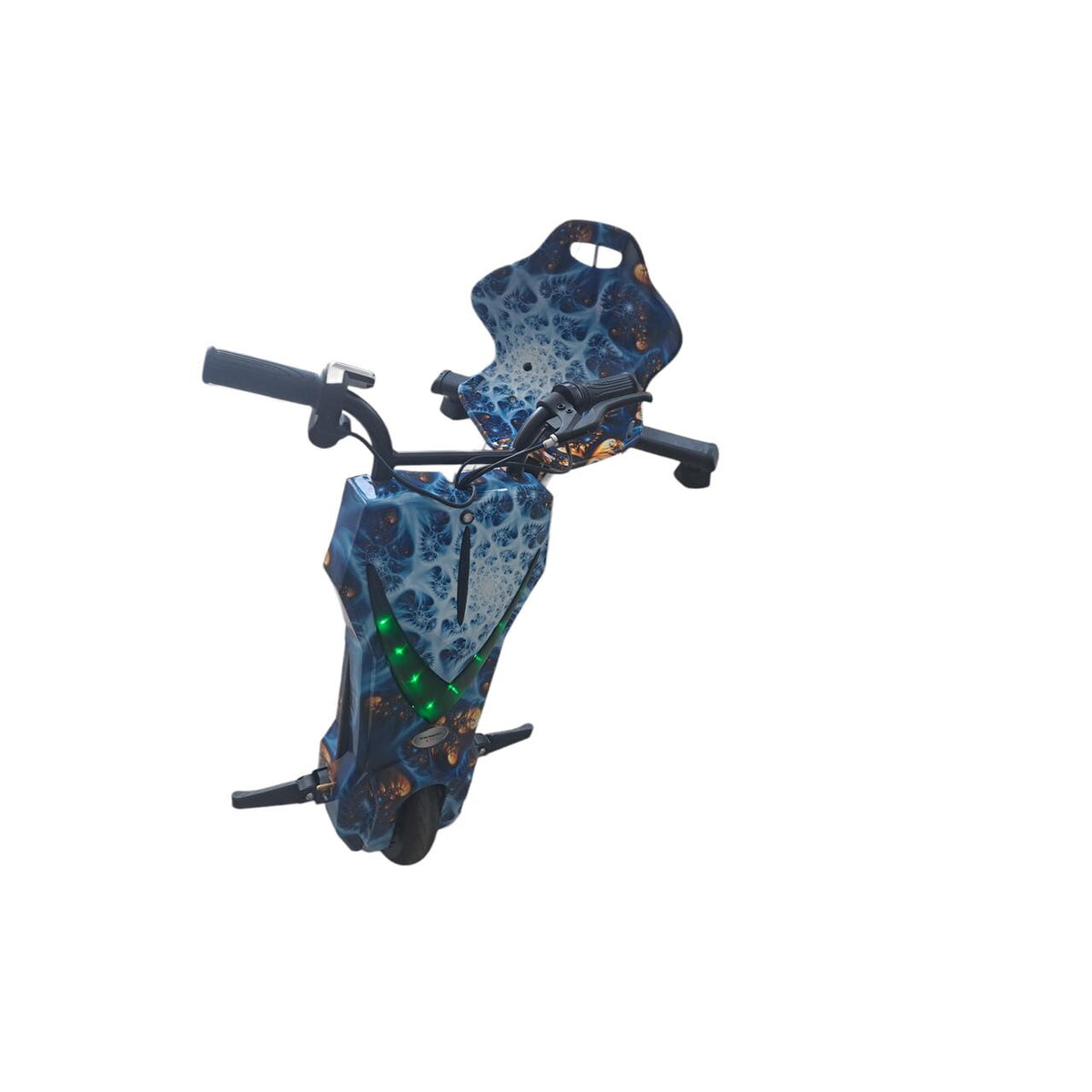 Hausberg HB-KD05BL drift elektromos tricikli, 8 hüvelykes, 250-300W motor, 3 sebesség, 10-15 km hatótáv, 15 km/h sebesség, kék