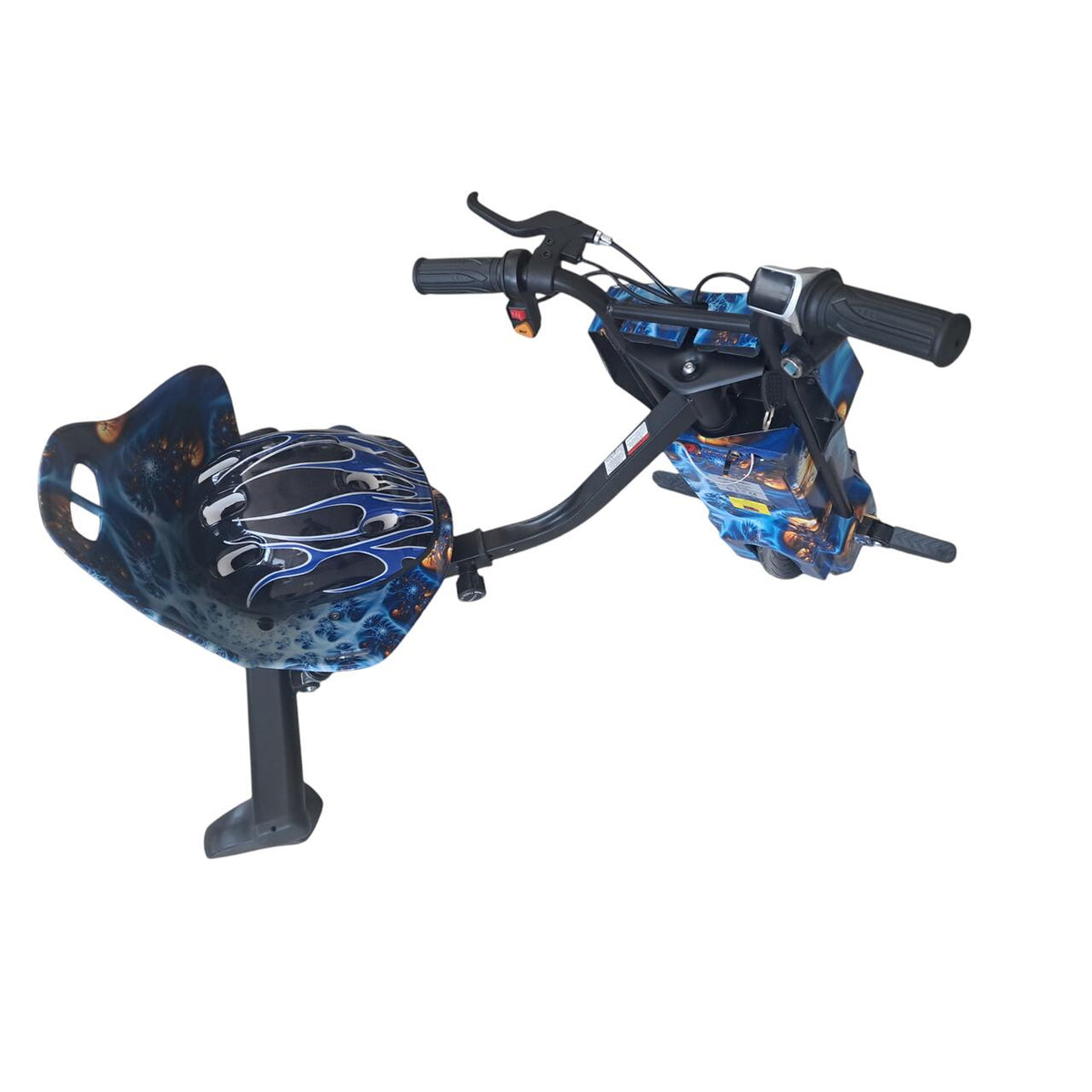 Hausberg HB-KD05BL drift elektromos tricikli, 8 hüvelykes, 250-300W motor, 3 sebesség, 10-15 km hatótáv, 15 km/h sebesség, kék