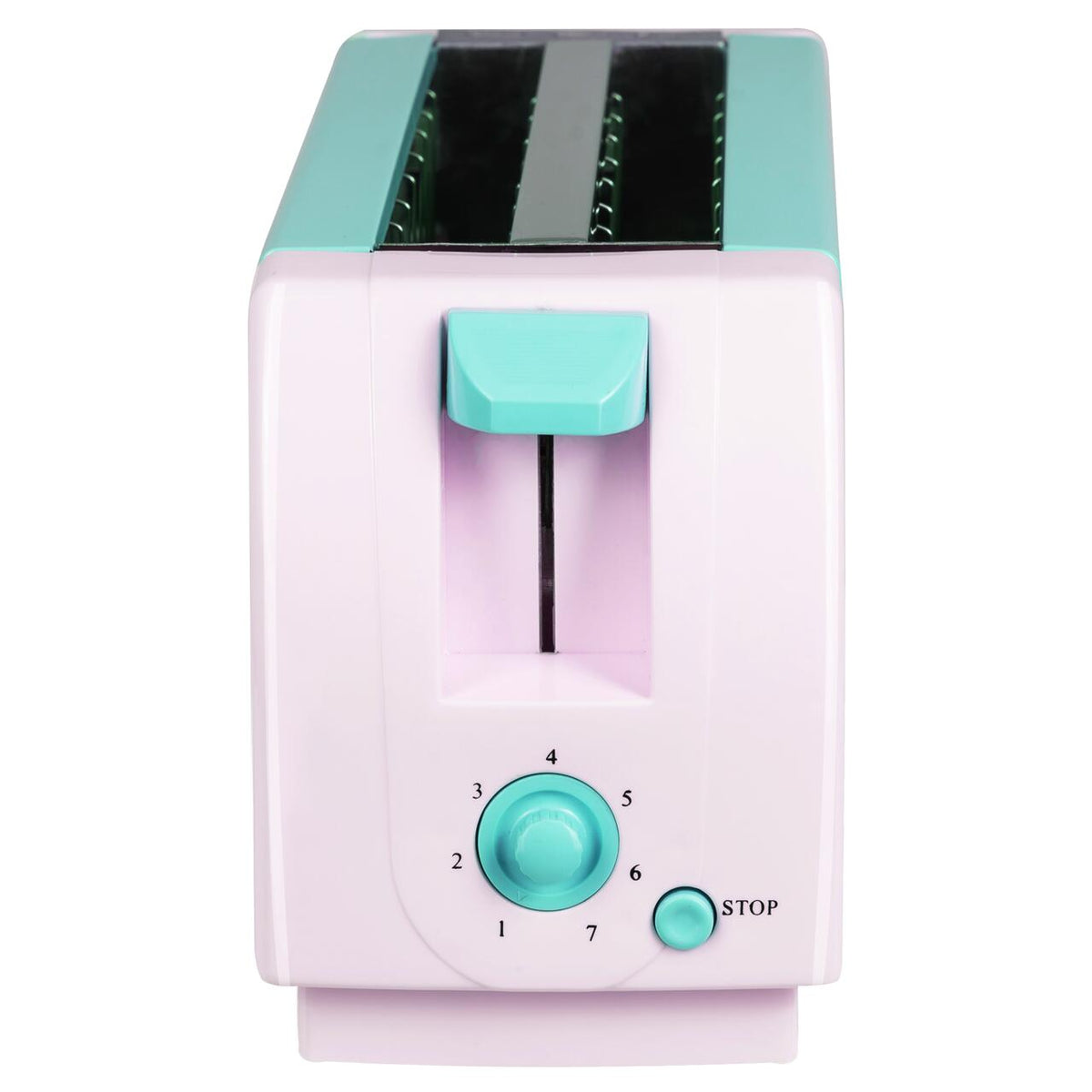 HAUSBERG HB-150BL kenyérpirító, 750 W, 2 szeletes kapacitás, 7 fokozatú hőmérséklet-szabályozás, automatikus kikapcsolás, kék