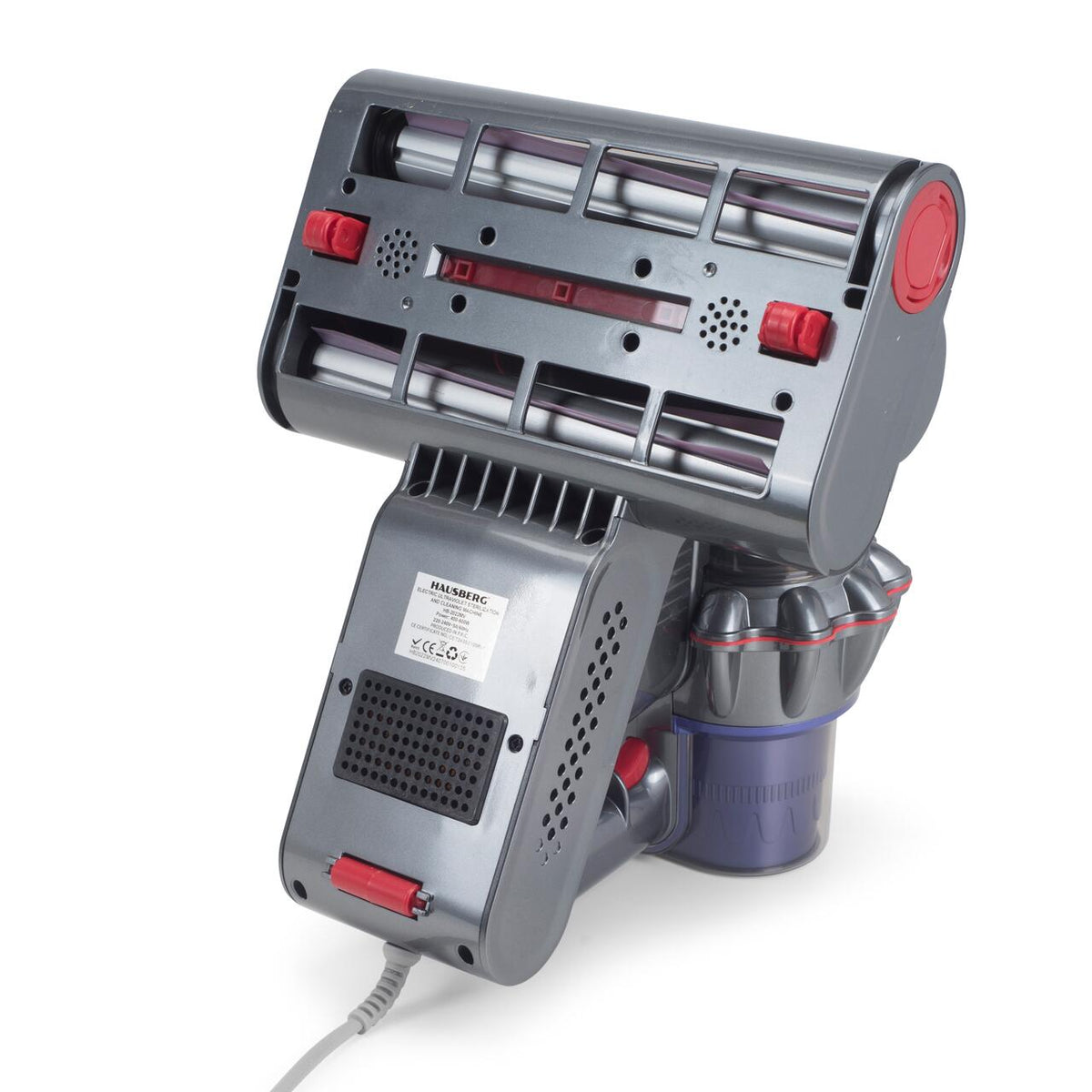 HAUSBERG HB-2022MV atkaellenes UV porszívó digitális kijelzővel, 400-600W, UV sterilizálás, negatív ionok, ultrahangos tisztítás, lila-szürke