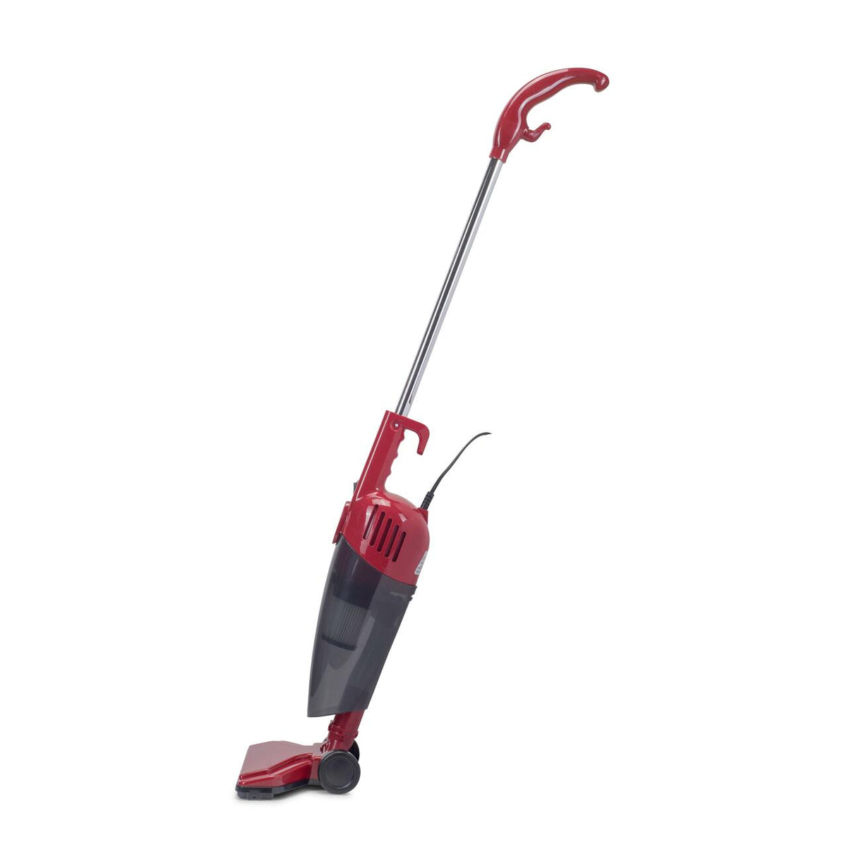 HAUSBERG HB-2025RS 2 az 1-ben álló porszívó, porzsák nélküli, száraz porszívózás, Hepa szűrő, 0,5 L, 600W, Piros
