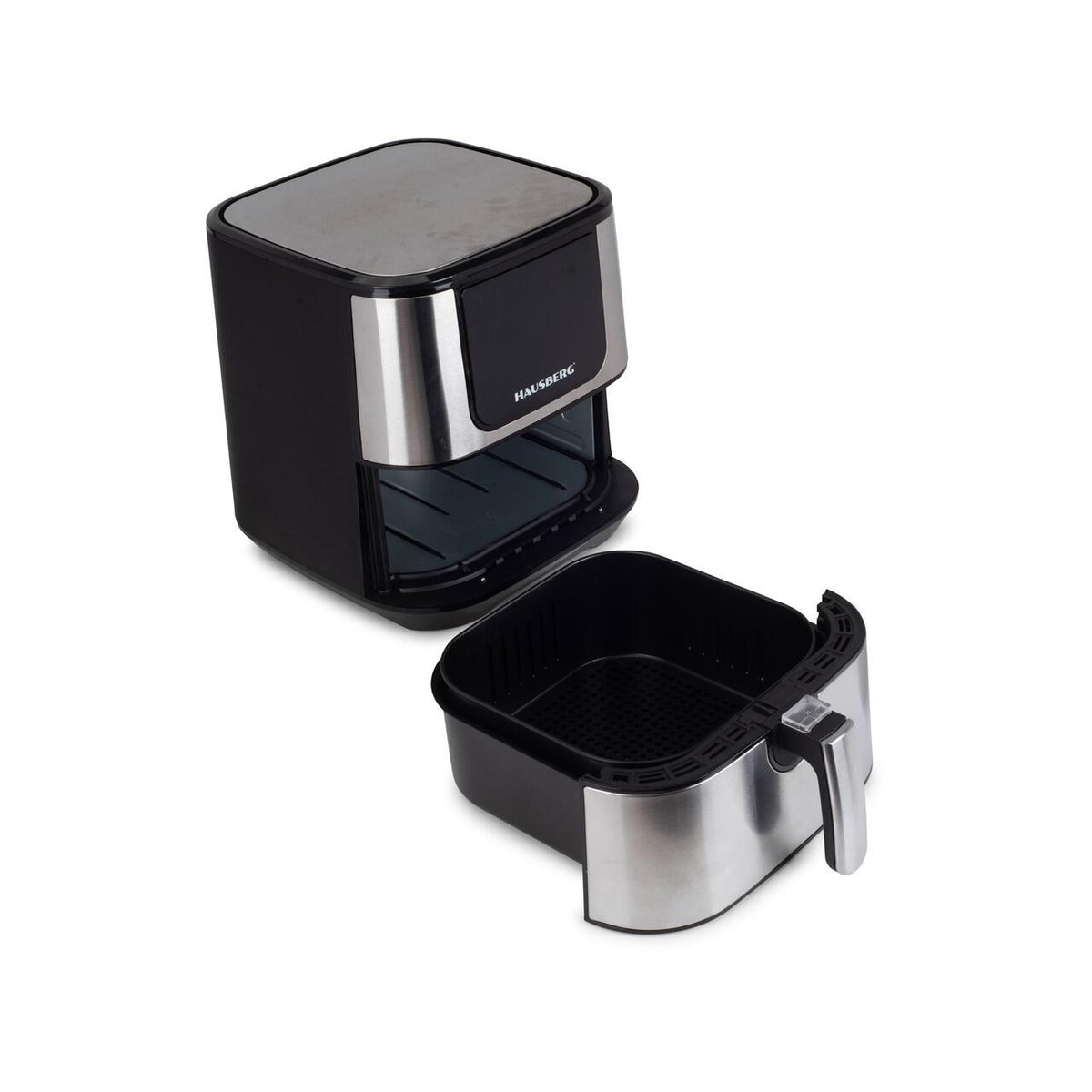 Hausberg HB-2365 Air Fryer, 1600-1800 W, 5.2 L, időzítő, túlmelegedés elleni védelem, hideg fogantyú, LCD kijelző
