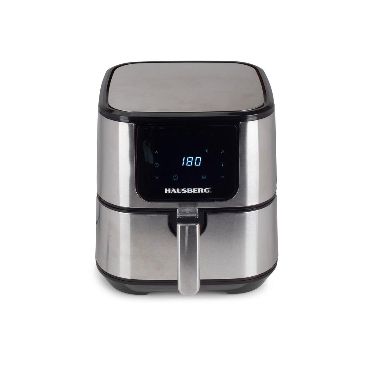 Hausberg HB-2365 Air Fryer, 1600-1800 W, 5.2 L, időzítő, túlmelegedés elleni védelem, hideg fogantyú, LCD kijelző