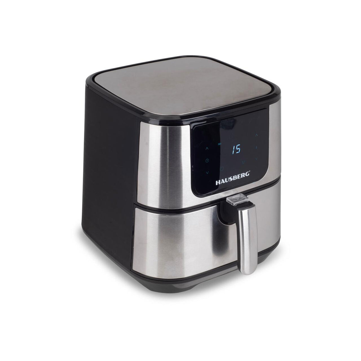 Hausberg HB-2365 Air Fryer, 1600-1800 W, 5.2 L, időzítő, túlmelegedés elleni védelem, hideg fogantyú, LCD kijelző
