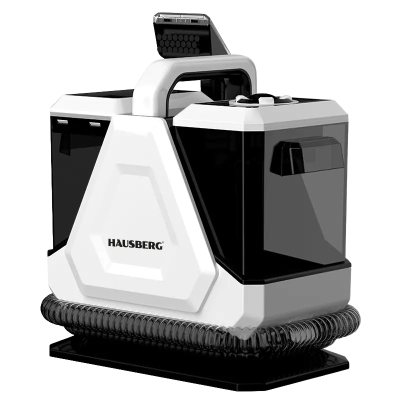 HAUSBERG HB-2898AB nedves/száraz szőnyeg-, kanapé- és kárpittisztító porszívó, 800 W, dupla víztartály, tartozékokkal