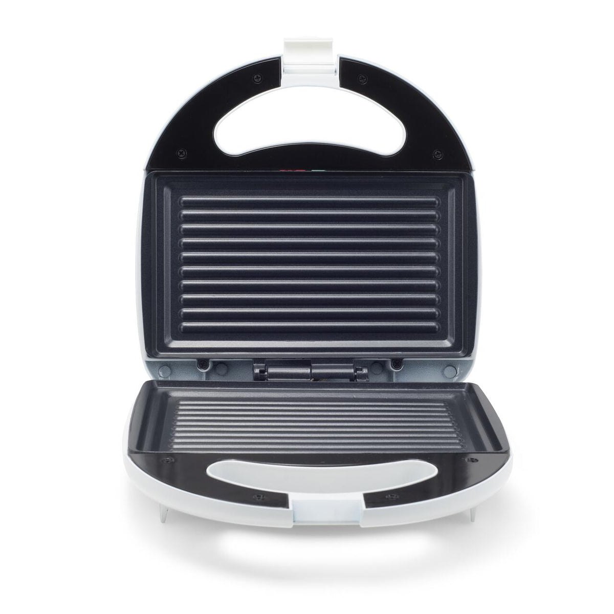 Hausberg HB-3522AB szendvicssütő, 1200 W, fehér színű, LED-es visszajelző, grill modell
