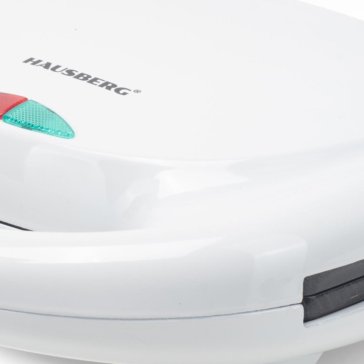 Hausberg HB-3522AB szendvicssütő, 1200 W, fehér színű, LED-es visszajelző, grill modell