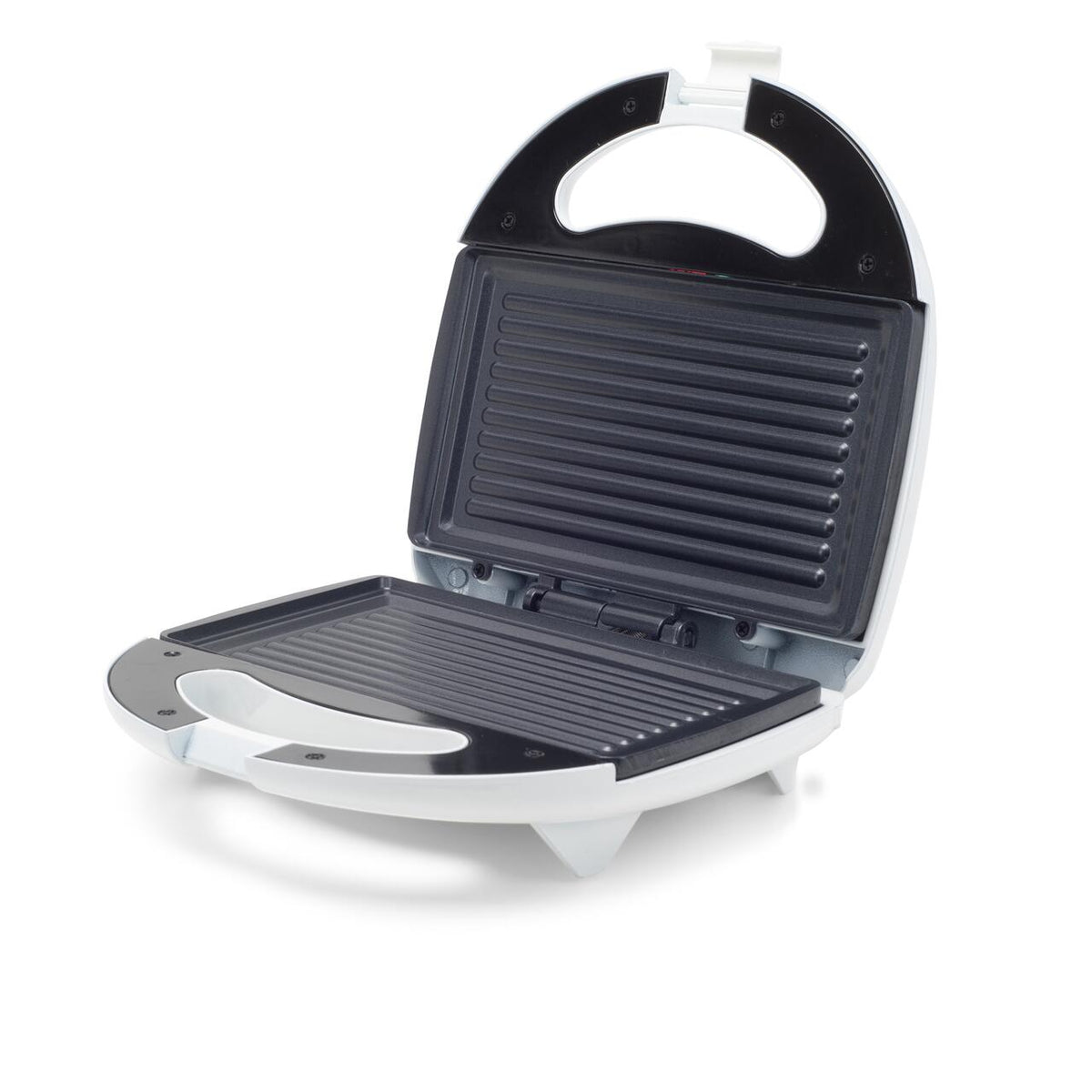 Hausberg HB-3522AB szendvicssütő, 1200 W, fehér színű, LED-es visszajelző, grill modell