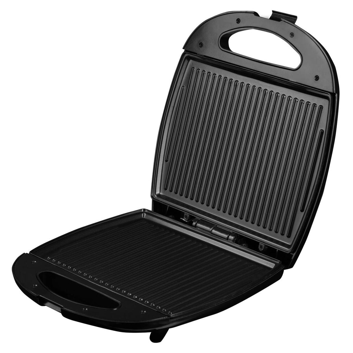 Hausberg HB-3522NG szendvicssütő, 1200 W, fekete, LED-es figyelmeztetés, grillmodell