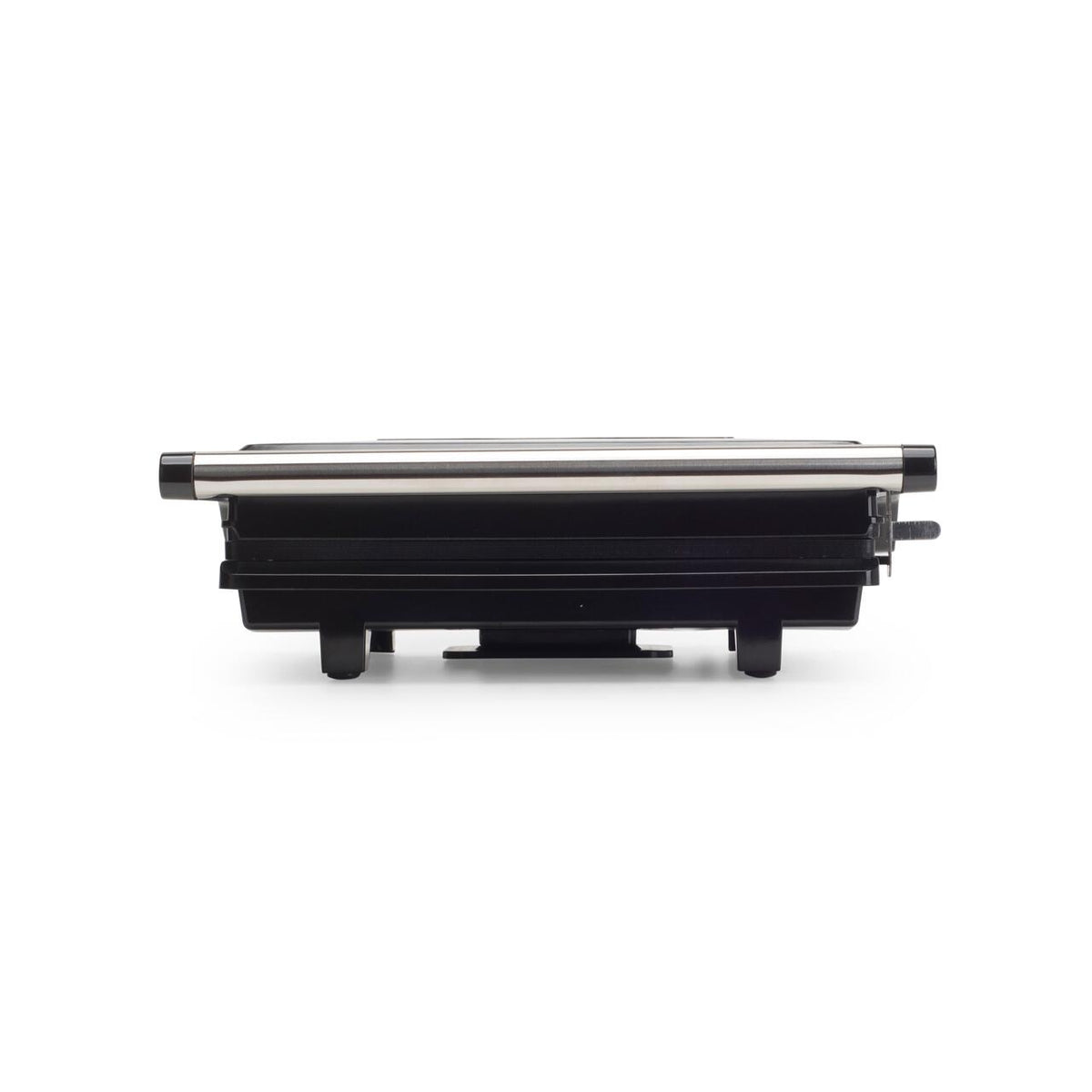 Szendvicssütő és grillsütő HAUSBERG HB-539IN, 1100-1300W, Állítható termosztát, Gránit bevonatú lapok, Rozsdamentes acél test