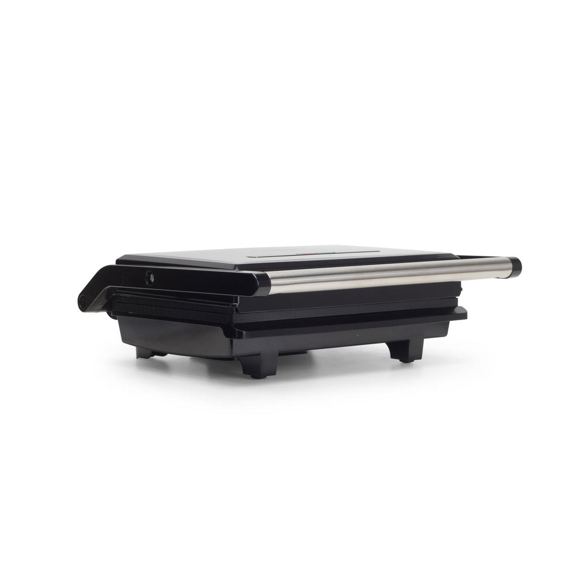 Szendvicssütő és grillsütő HAUSBERG HB-539IN, 1100-1300W, Állítható termosztát, Gránit bevonatú lapok, Rozsdamentes acél test