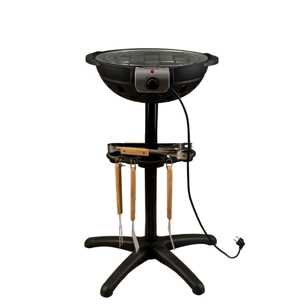 HAUSBERG HB-540 elektromos grillsütő, 1600W, fekete