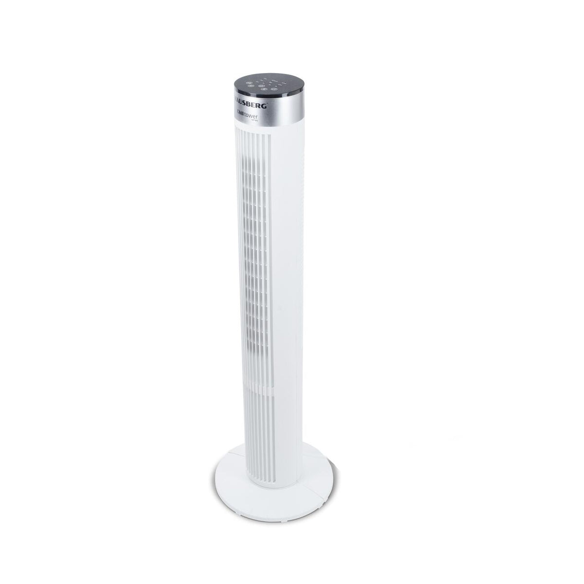 HAUSBERG HB-5952AB toronyventilátor, 55W, 38 inch, 3 sebességfokozat, 24 órás időzítő, LED, oszcilláció, távirányító
