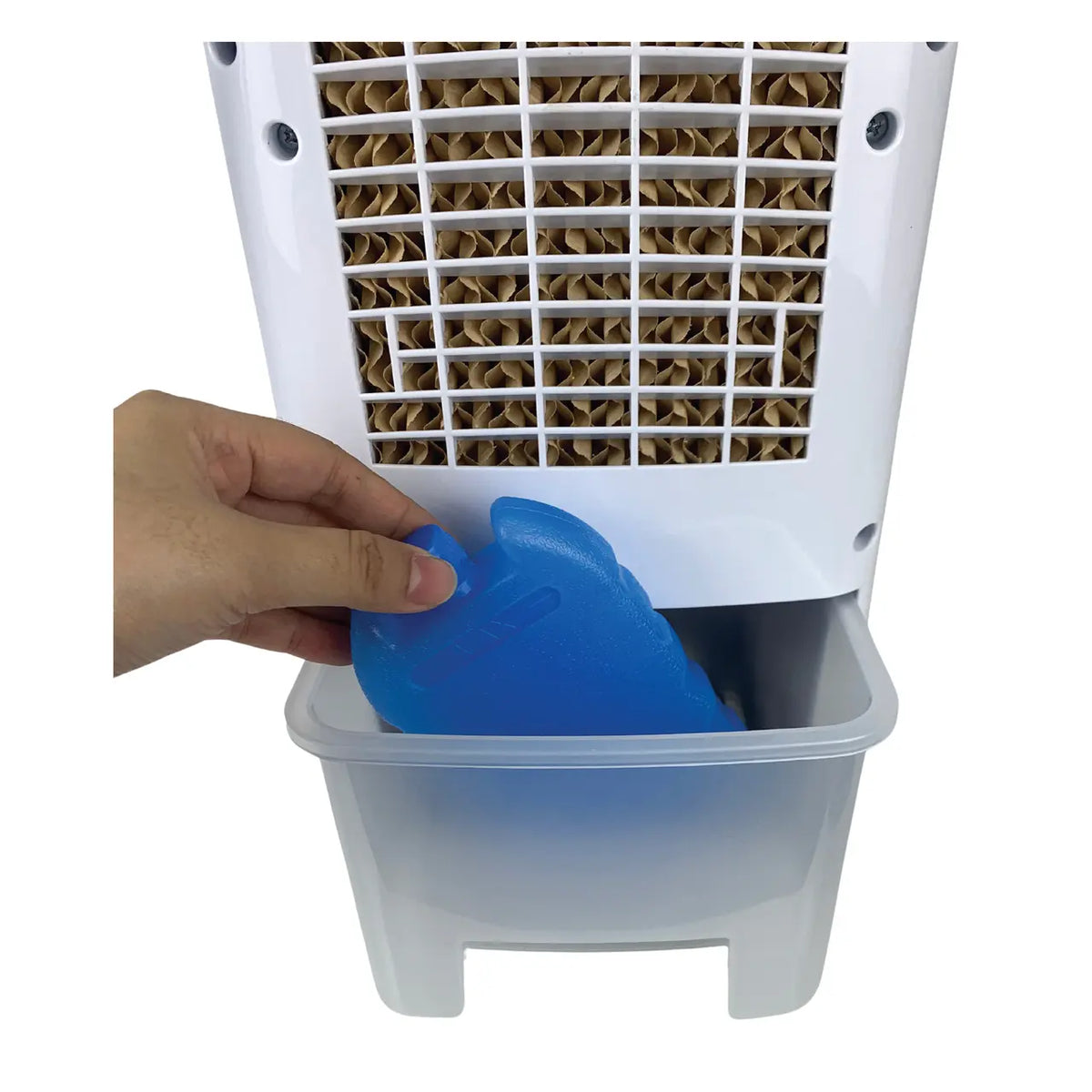 HAUSBERG HB-5955 hűtő és párásító ventilátor, 3 sebességfokozat, 12 órás időzítő, 4 literes tartály, távirányító