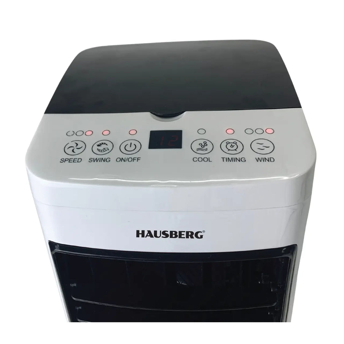 HAUSBERG HB-5955 hűtő és párásító ventilátor, 3 sebességfokozat, 12 órás időzítő, 4 literes tartály, távirányító