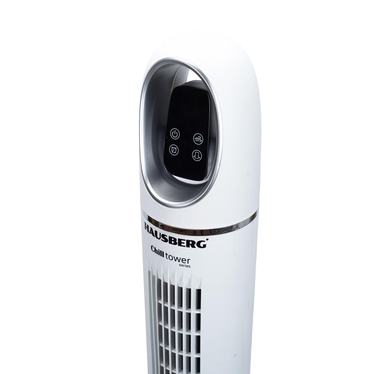 HAUSBERG HB-5958AB digitális toronyventilátor, 55W, 45 inch, 3 sebességfokozat, 24 órás időzítő, LED, oszcilláló, távirányító