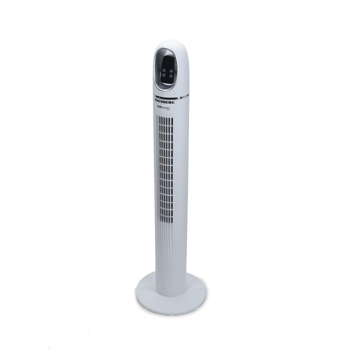 HAUSBERG HB-5958AB digitális toronyventilátor, 55W, 45 inch, 3 sebességfokozat, 24 órás időzítő, LED, oszcilláló, távirányító