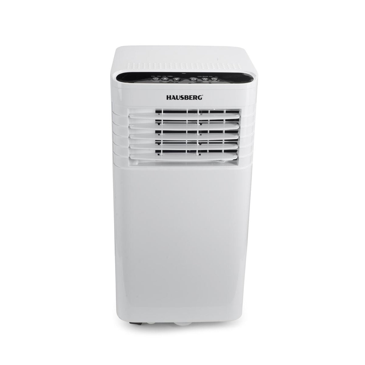 Hausberg HB-5960AB hordozható légkondicionáló, 9000 BTU, 1920W, 300 m3/h, LCD kijelző, fehér