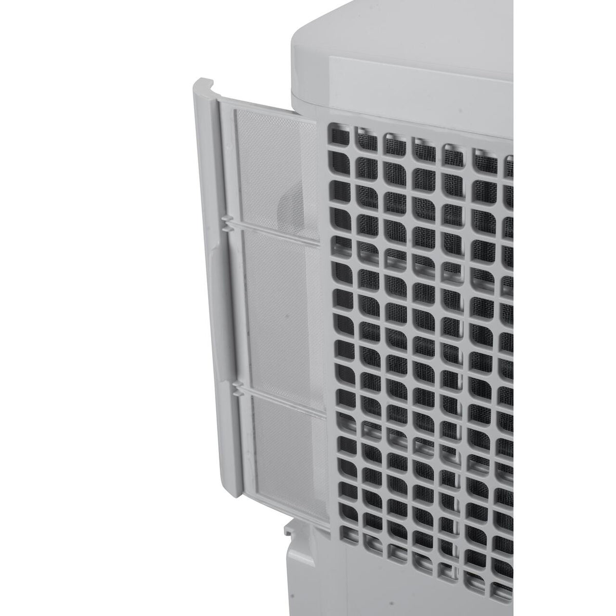 Hausberg HB-5960AB hordozható légkondicionáló, 9000 BTU, 1920W, 300 m3/h, LCD kijelző, fehér