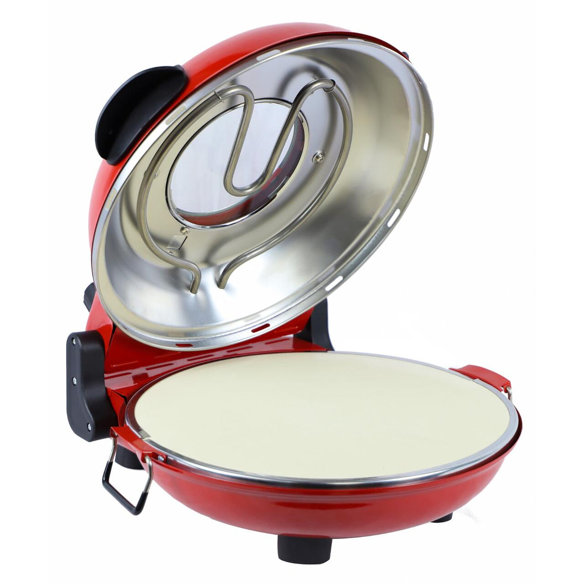 HAUSBERG HB-675RS XL különleges pizzakemence kő sütőfelülettel, termosztát 405°C-ig