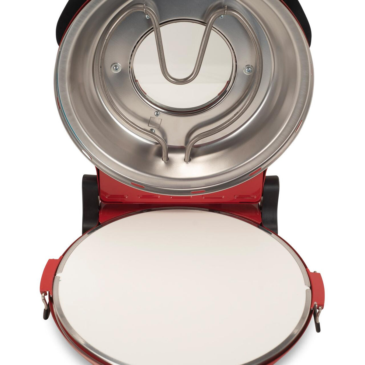 HAUSBERG HB-675RS XL különleges pizzakemence kő sütőfelülettel, termosztát 405°C-ig
