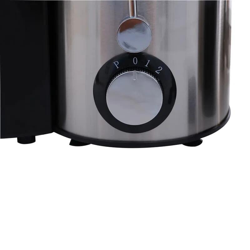 Hausberg HB-7645 gyümölcs- és zöldségprés, 600W, 2 sebesség + Turbo, 1L péptartály, 550 ml légyűjtő edény, nyomó tartozék