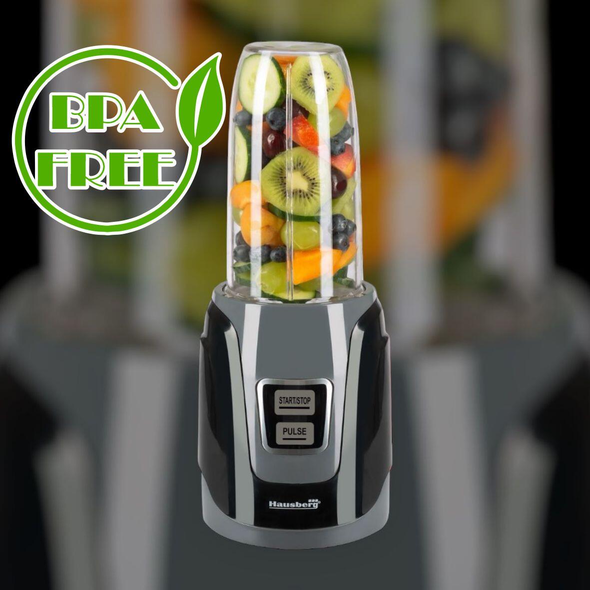 Blender Hausberg HB-7675NG fekete, teljesítmény 1000W, kapacitás 1000ml, rézmotor