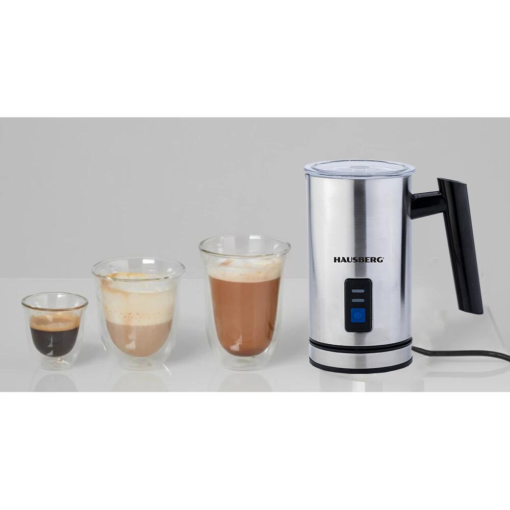 Tejhabosító és -melegítő HAUSBERG HB7678, 500-600 W, 0.30 l, ezüst