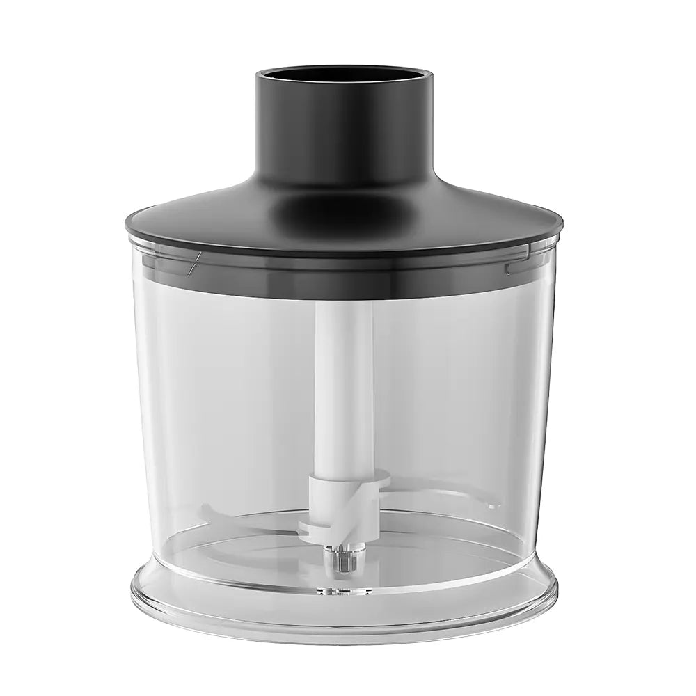 Blender 3 az 1-ben HAUSBERG HB-7701NG, 500W, 2 sebességfokozat, ABS anyag, rozsdamentes acél pengék, pohár kapacitása 700ml, aprító 500ml, fekete