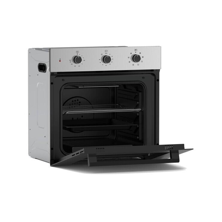 Hausberg HB-8044IN beépíthető elektromos sütő, 58L, 1600W, ventilátor, 9 program, inox