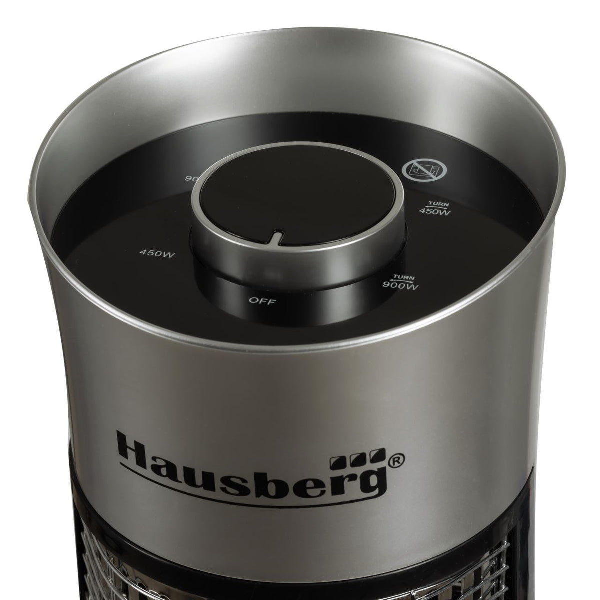 Hausberg HB-8750GR elektromos szénszálas hősugárzó, 900 W, 2 teljesítményfokozat, kültéri/beltéri, szürke