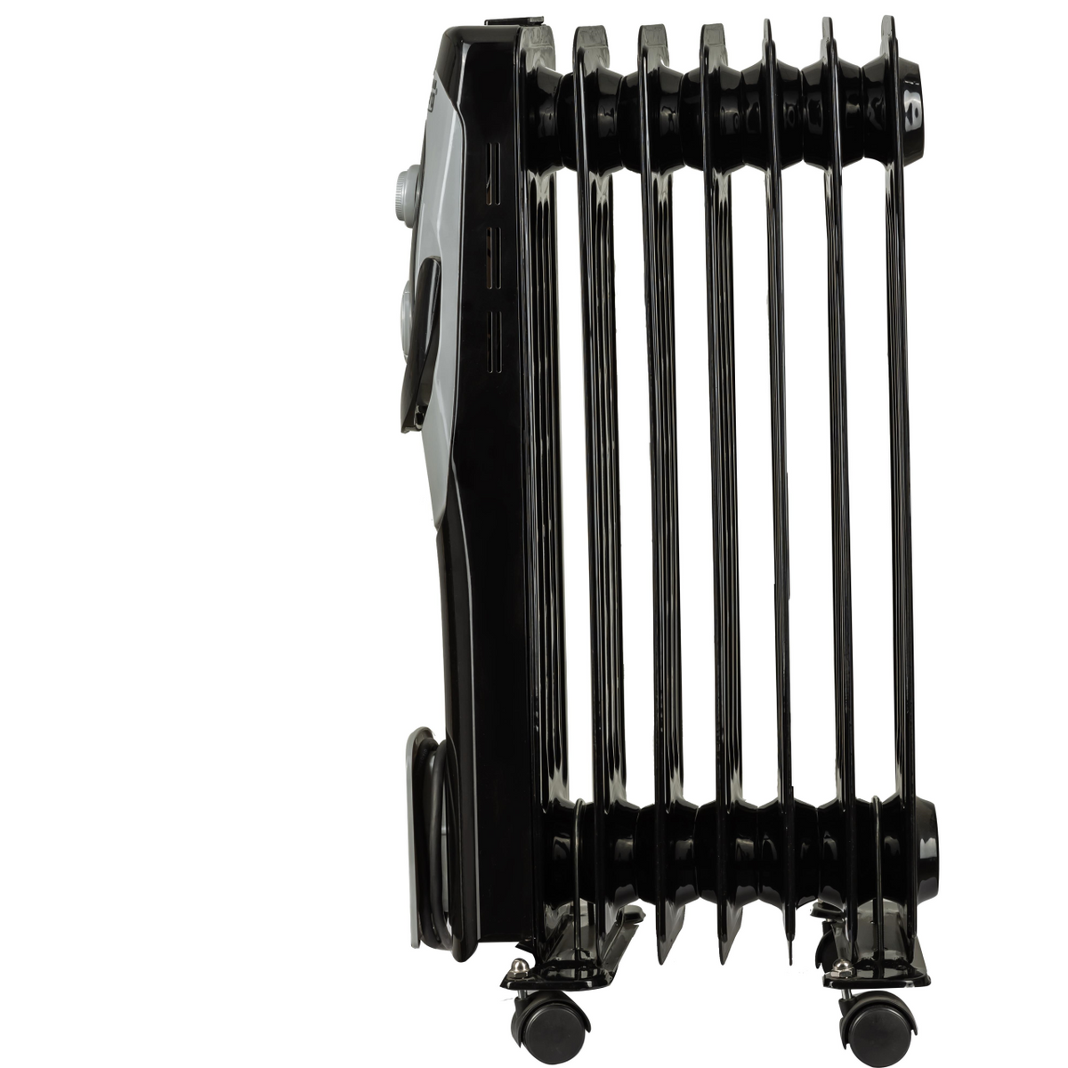Hausberg HB-8900NG elektromos olajradiátor, 1500 W, 7 tagú, 3 teljesítményfokozat, szabályozható termosztát