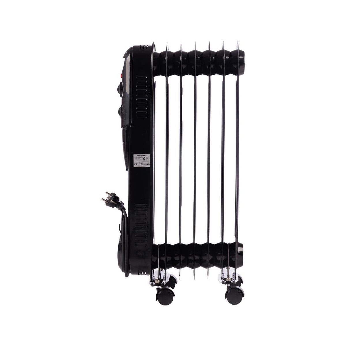 HAUSBERG HB-8905 olajradiátor, 3 fokozat, max. 1500 W, 7 tag, állítható termosztát