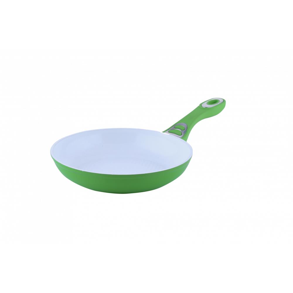 Ertone ERT-MN 324 kerámia serpenyő, levehető szilikon nyéllel, 24 cm-es méret, ergonomikus kialakítás, környezetbarát főzés,