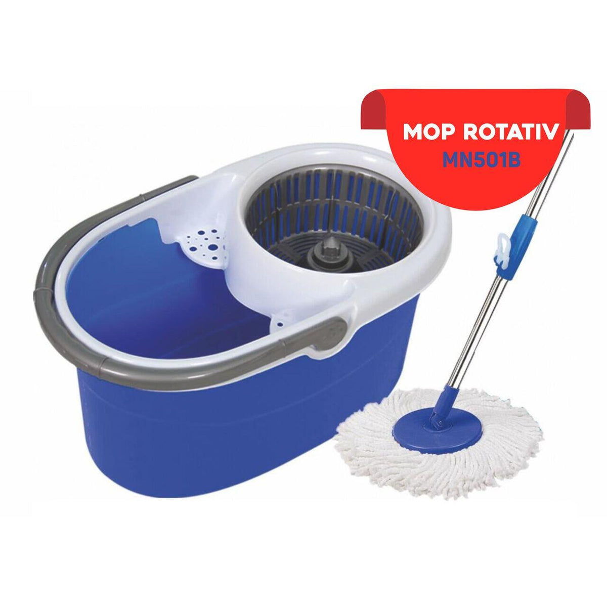 Ertone Magic Mop MN501B Vödör, Forgófelmosó