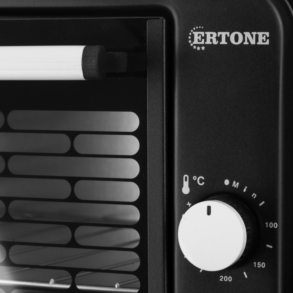 Ertone MN9135NG elektromos sütő, 36L, 1420W, termosztát, 2 tepsi, fekete