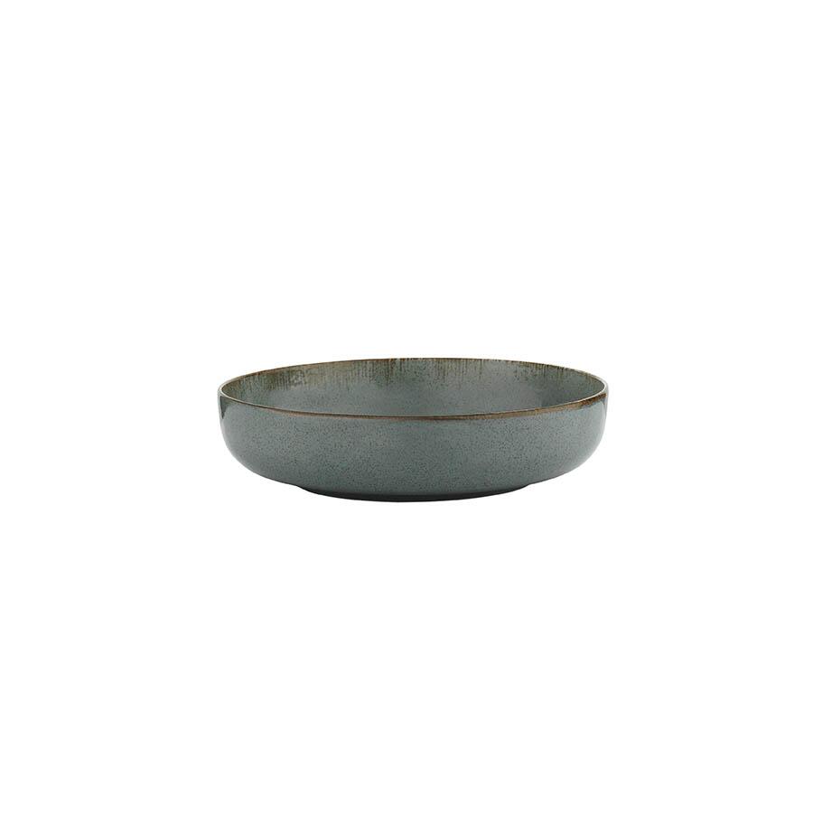 Kutahya Porselen Moderna Dotti étkészlet, 24 részes, 6 személyes, porcelán, kék