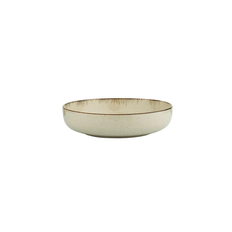 Kutahya Porselen Dotti Modern étkészlet, 24 részes, 6 személyes, porcelán, fahéj színű