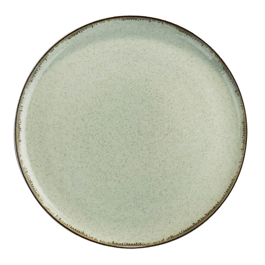 Kutahya Porselen Moderna Dotti étkészlet, 24 részes, 6 személyes, porcelán, zöld
