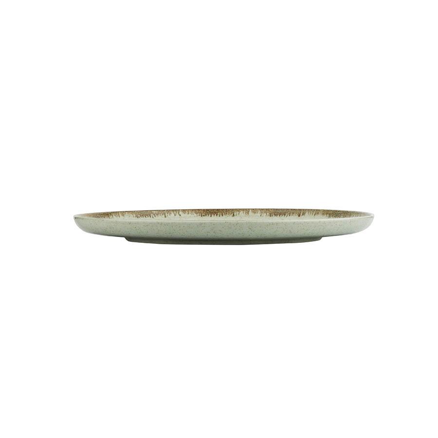 Kutahya Porselen Moderna Dotti étkészlet, 24 részes, 6 személyes, porcelán, zöld