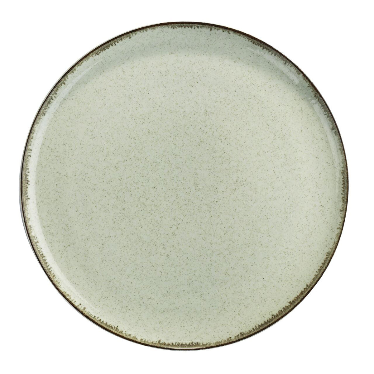 Kutahya Porselen Moderna Dotti étkészlet, 24 részes, 6 személyes, porcelán, zöld