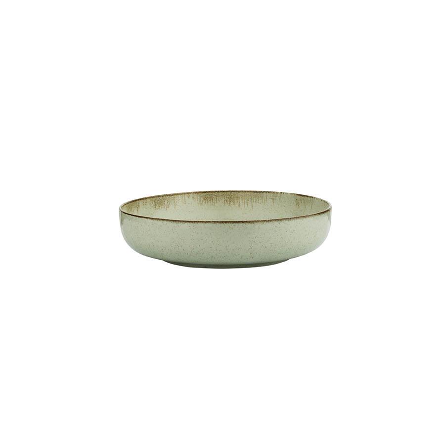 Kutahya Porselen Moderna Dotti étkészlet, 24 részes, 6 személyes, porcelán, zöld