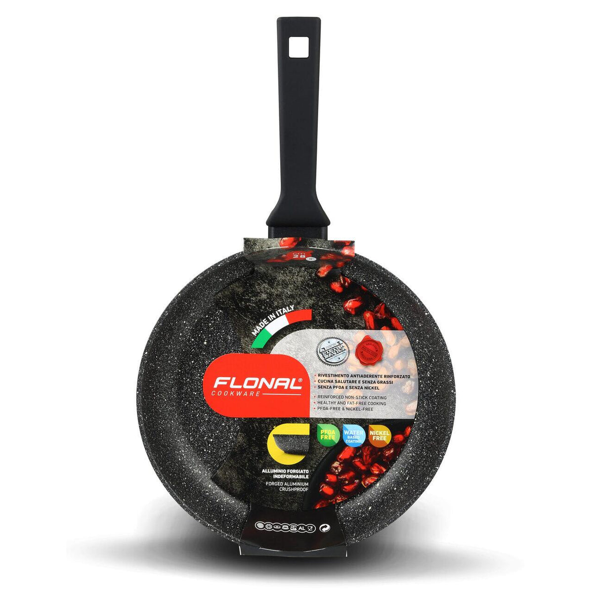 FLONAL Magma-Tech 5 rétegű kőhatású tapadásmentes serpenyő, 28cm