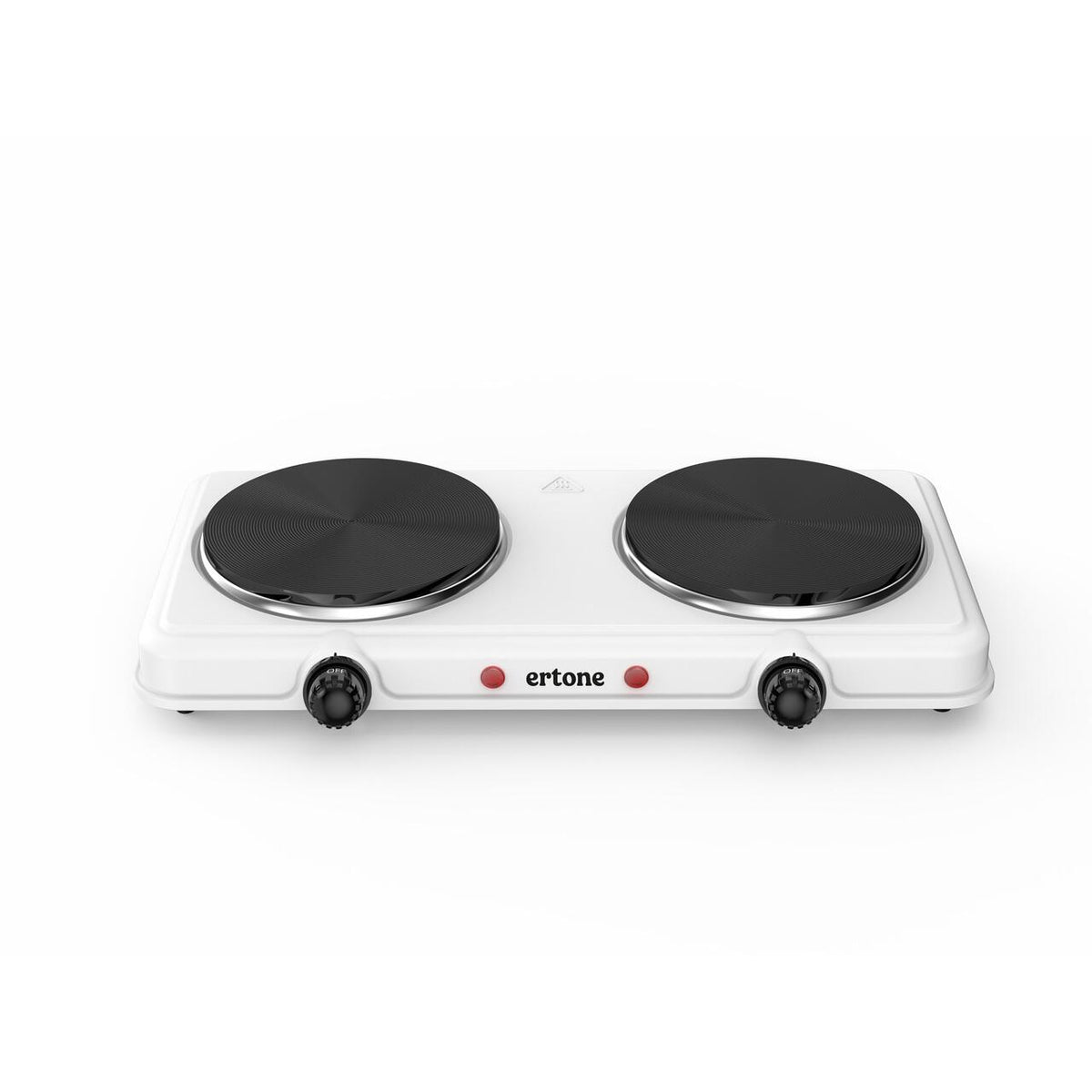 MINIQAZ 2Q-ERT kétégős gázfőző, zománcozott öntvény, 4,4kW teljesítmény, CE szelepes